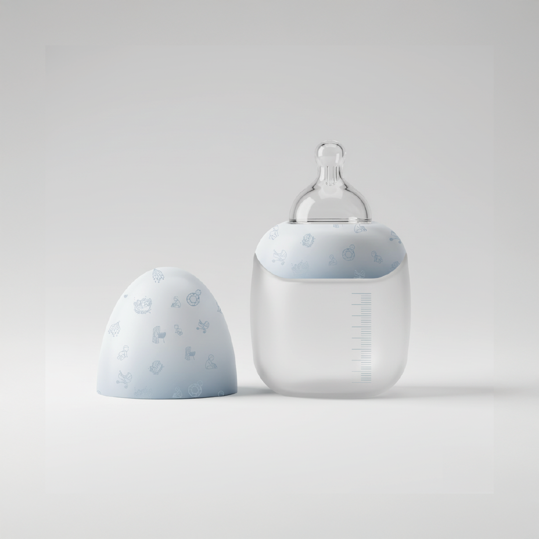 Premium Wide-Neck Baby Feeding Bottle – BPA-Free & Anti-Colic