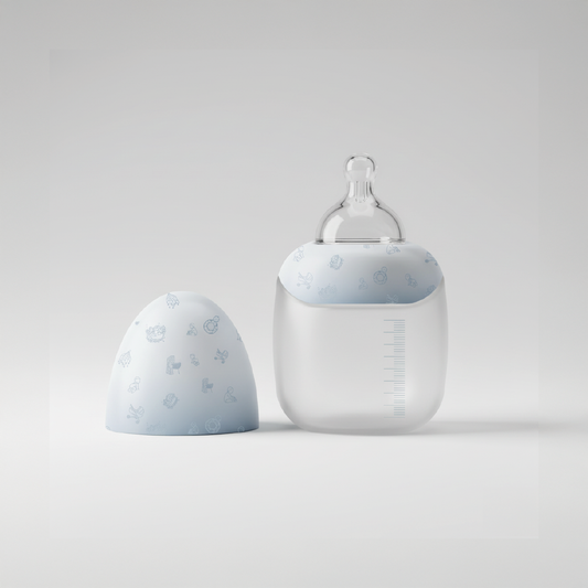 Premium Wide-Neck Baby Feeding Bottle – BPA-Free & Anti-Colic